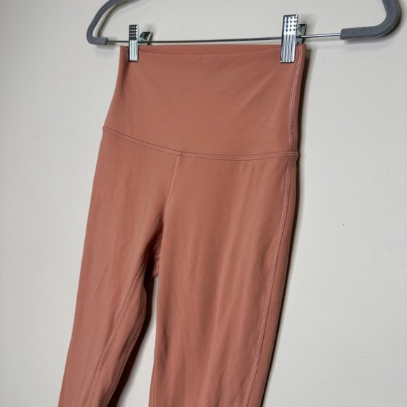 Lululemon Align High-Rise Pant 25" in Pink Savannah Size 4 - Picture 3 of 12